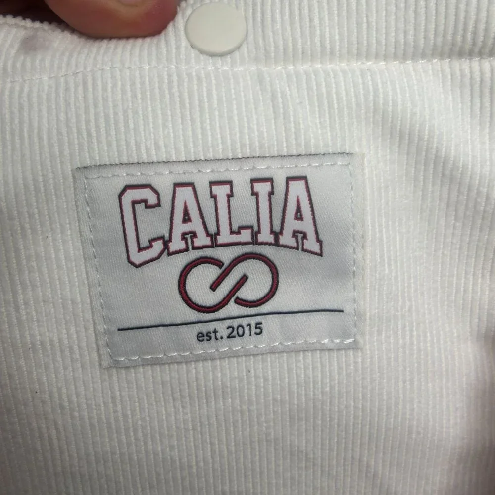 NWT CALIA Women's Anniversary Cord Tote Bag Cloud Cover Red White ONE SIZE - Picture 6 of 16